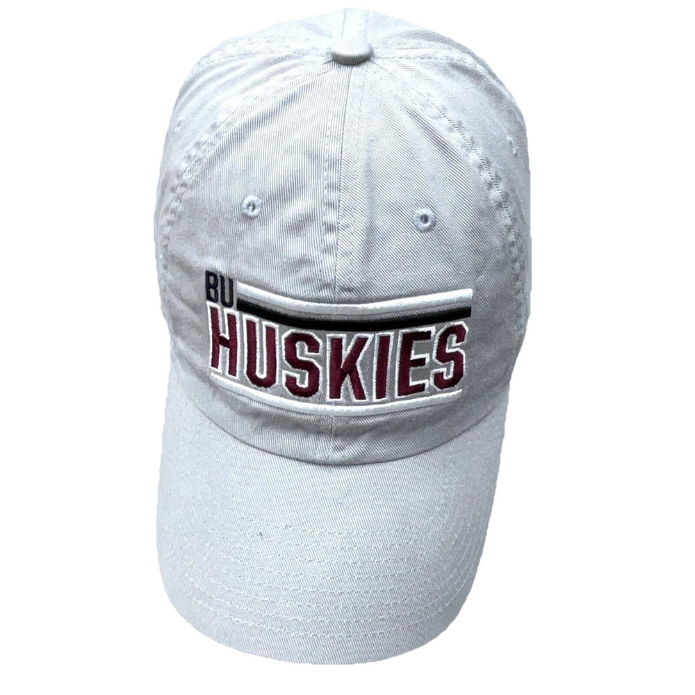Bloomburg University Huskies Hat Cap Gray Strap Back Nike Gray Twill Dad Adult